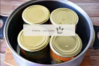 Put the cans in a large saucepan, cover with lids,...