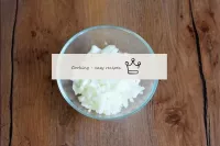 Peel and cut the onions into very small cubes. To ...