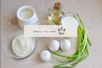 How to make fritters on kefir with green onions an...