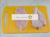 How do I make chicken breast chop in the oven with...