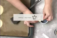 Then we bend the cookie, as if trying to connect i...