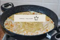 Ajoutez ensuite nos macarosques Penne. Mélanger et...