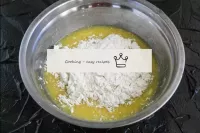 Sift wheat flour into a bowl, knead tight, plastic...