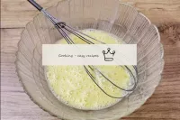 Wash the eggs and rub with a dry towel. Whisk them...