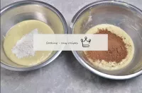 Diviser la pâte en deux, verser la partie dans un ...