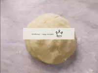Assemble the finished dough into a ball, trying no...