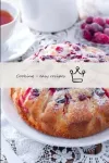 Bake the apple cake with the frozen cranberries in...