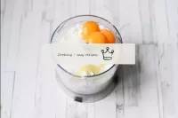In a blender bowl, combine the curd, cream, sugar,...