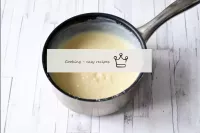 As soon as the cream boils, reduce the heat and co...