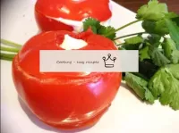 Yavaş pişiricide mayonezli kıyılmış meme domates...