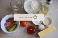 How do I make yeast mini pizza in the oven? Prepar...