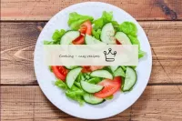 Rinse fresh cucumbers as well as tomatoes. Dry and...