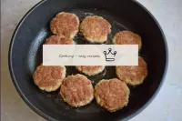 Fry the cutlets until they are a mouth-watering go...