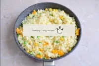 Rice with vegetables is ready! The perfect side di...