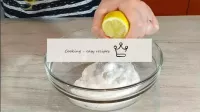 In 100 grams of powdered sugar, squeeze out the ot...