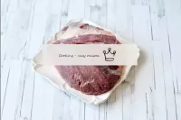 One hour before cooking, remove the meat from the ...