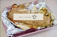Then cut the foil and leave the roll in the oven f...