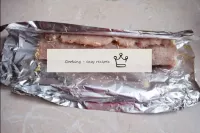 Use foil to twist everything into a roll. ...