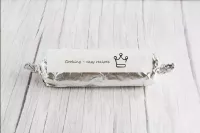 Wrap the roll in candy foil. ...