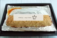 Bake the fish roll in a pre-preheated 180S oven fo...