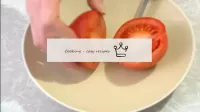 Cortar los tomates en un cubo fino. ...
