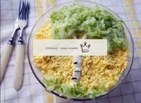 Comience a preparar la ensalada. De la proteína de...