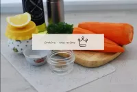 How to make a carrot salad like in the dining room...