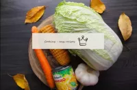 How to make a delicious salad from Beijing cabbage...