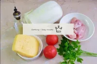 Como fazer uma salada de couve de Pequim com frang...