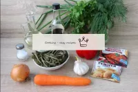 How to make salted fern salad? Prepare the product...