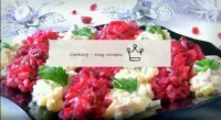 Beetroot and herring salad christmas...