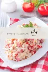 Serve the finished salad immediately after it is c...