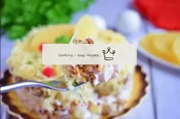 Decorate the salad to your taste before serving. E...