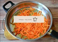 Grate the carrots over a coarse grater or Korean c...