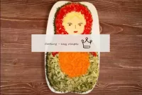 Salade matrechka avec carottes coréennes...