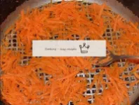 Put the carrots in a pan for a few minutes, adding...