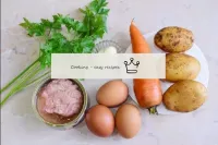 How to make a salad Carrot with tuna? Prepare the ...