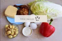 Come si fa l'insalata? Preparate gli ingredienti n...