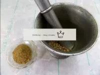 Grind coriander into powder. ...