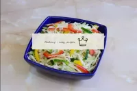 Transfer the finished salad to a suitable salad bo...