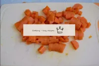 Cover raw washed carrots with cold water, put on h...