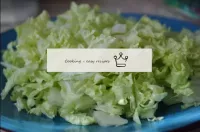 cut into Beijing cabbage, which can be replaced wi...