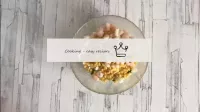 In a salad bowl, combine shrimp, corn, eggs and cu...