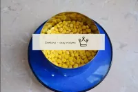 Drain the liquid from the canned corn and put in a...