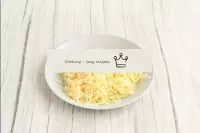 Grate the cheese on a fine or medium grater. ...