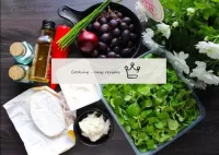 How to make a salad with grapes, cottage cheese an...