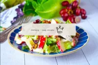 Classic waldorf salad with celery apple and chicke...