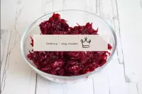 Boil and peel the beetroot. Grate over a coarse gr...