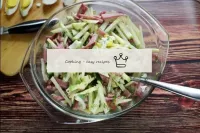 Stir the salad and season with a mixture of sour c...
