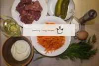 Como fazer salada com fígado de frango e cenoura c...